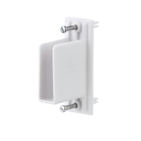 VORTEX 3D32-LW-WHT Fast Set Wall End Bracket with Drive Pin White VO32471